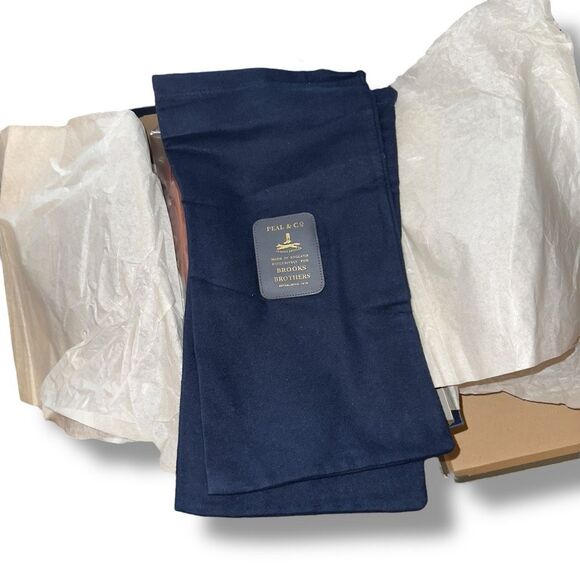 New Peal & Co Nubuck Oxfords in Ivory Suede Men’s Sz 11.5 - Picture 12 of 13